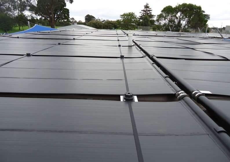 Solar Pool Heating Installation