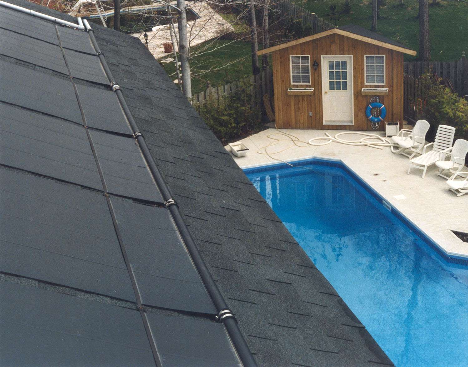 Solar Pool Heating Installation