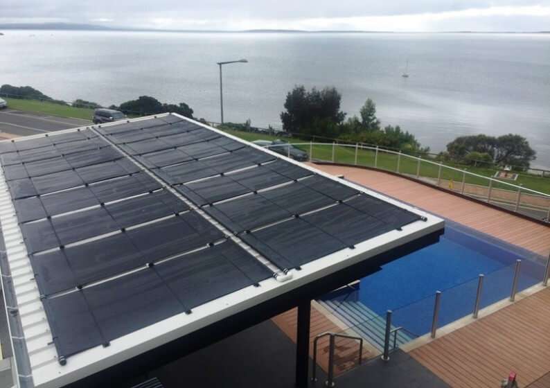 Solar Pool Heating Installation